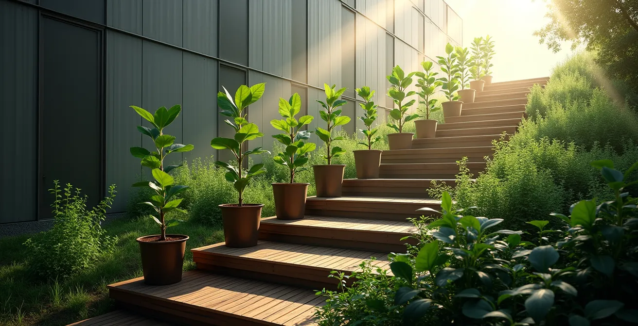 Visuelle CSR-Transformations-Roadmap über 12 Monate