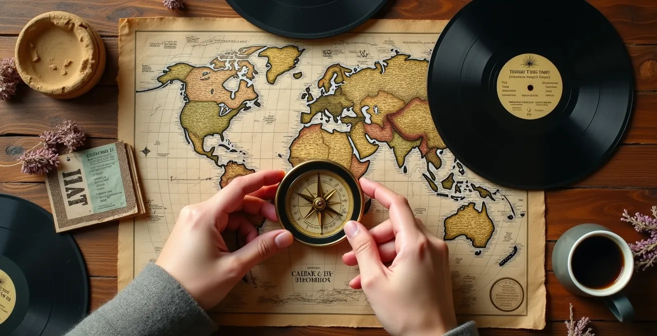 Visualisierung musikalischer Genre-Verbindungen als Netzwerk