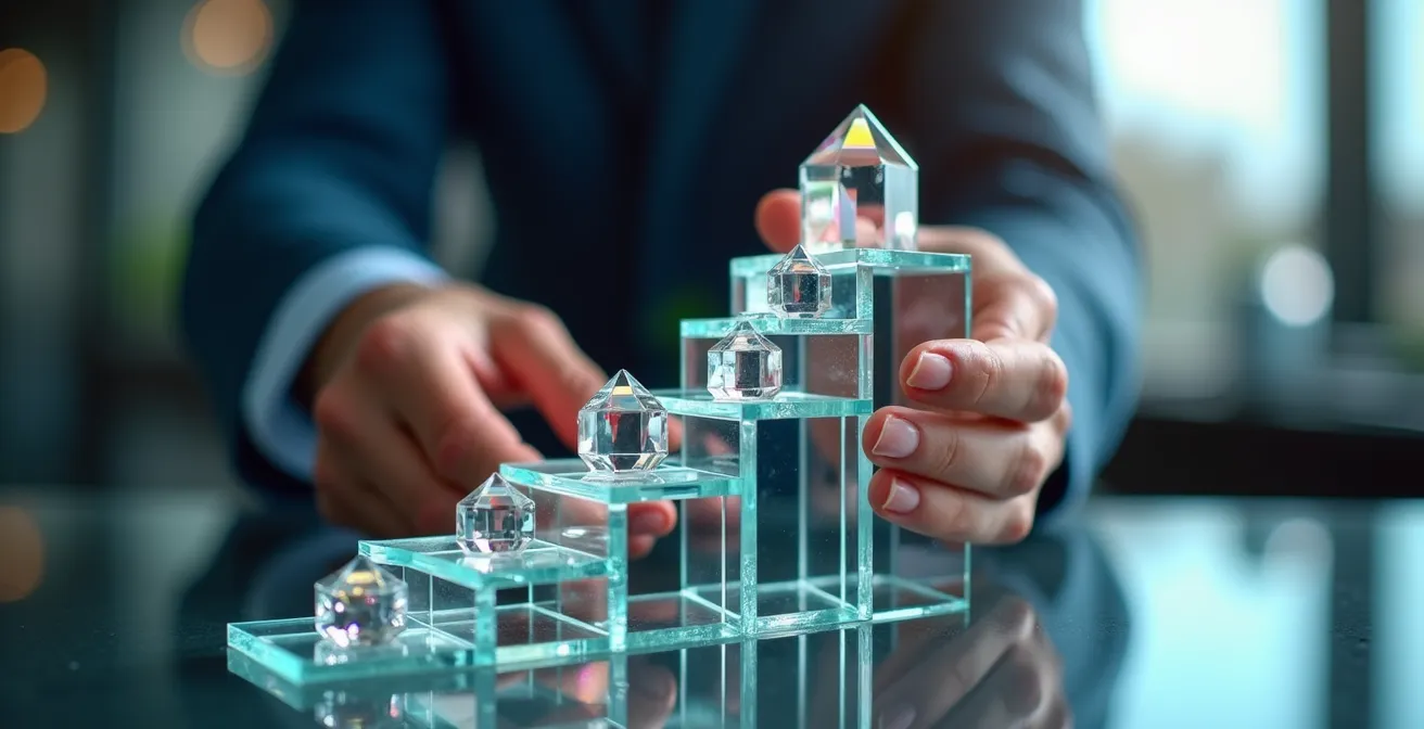 Visualisierung des 6-Phasen-Plans zur Transformation fragiler Lieferketten in robuste Systeme