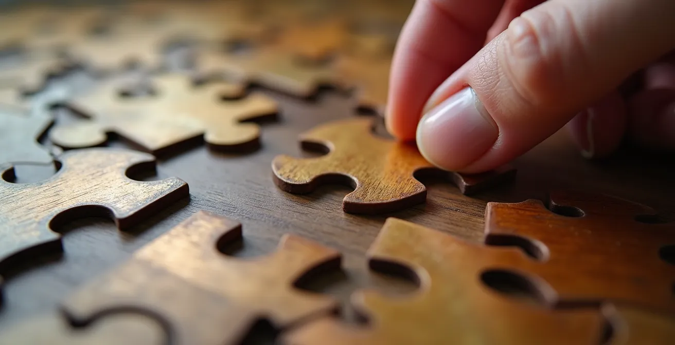 Visualisierung der Kosten fehlender Weiterbildung durch eine Hand, die ein wertvolles Puzzleteil fallen lässt.