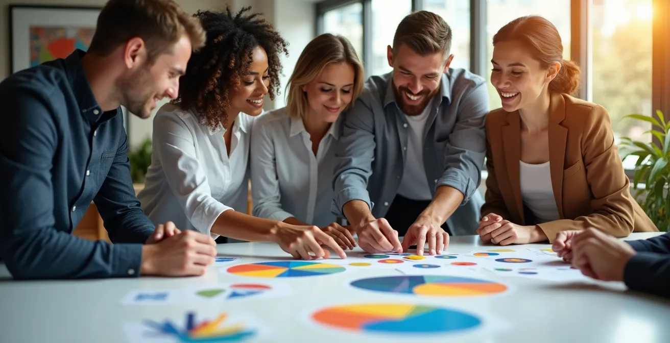 Workshop-Szene zur Identifikation kritischer Zukunftskompetenzen
